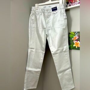 NWT White sparkle jeans